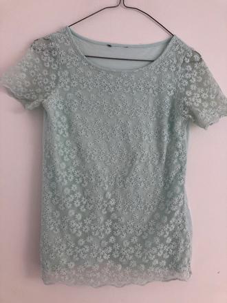 Tričko s čipkou, f&f,s