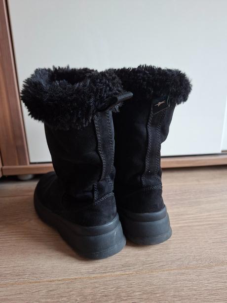 Členkové čižmy s kožušinkou, zara,36