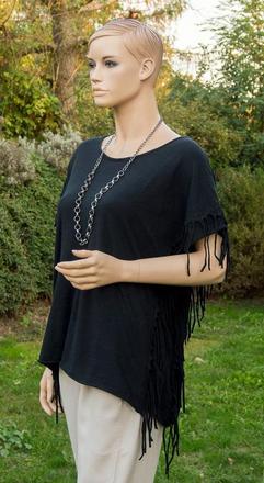 Oversize talianske strapcové tričko,