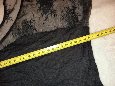 Elastické tričko s krajkou, f&f,38
