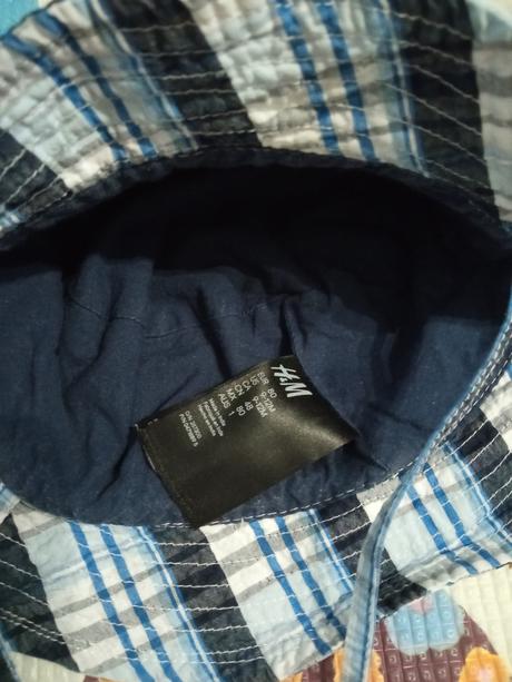 Letný klobúčik na zaviazanie, h&m,80