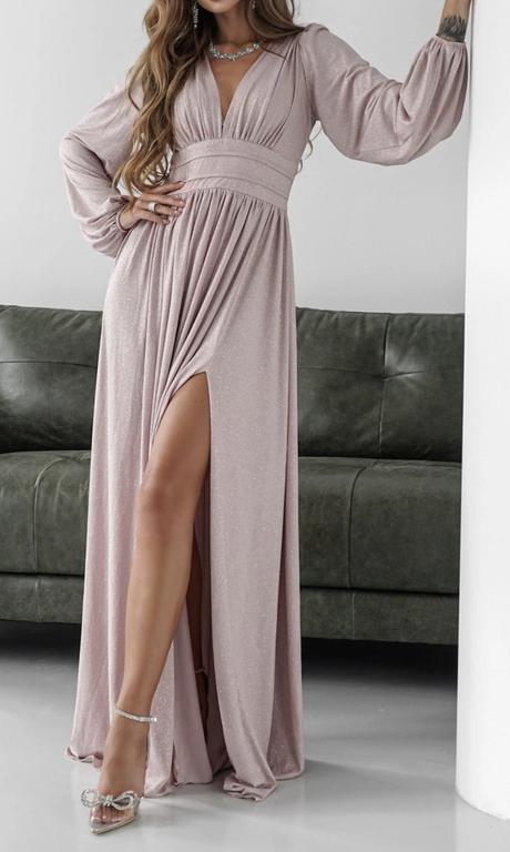 Trblietavé spoločenské šaty, xxl