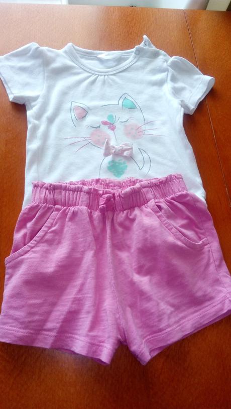 Súprava kraťasy + body, 74