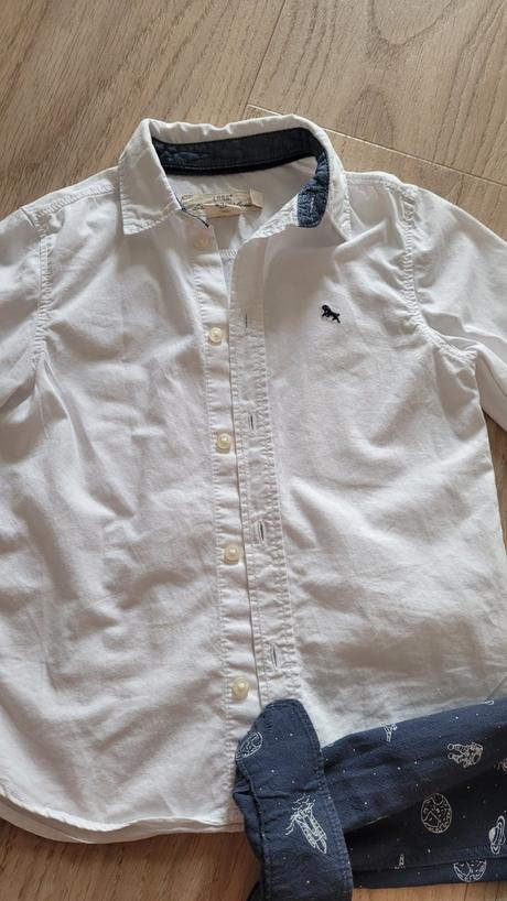 Kosele biela h&m a modra f&f, h&m,110