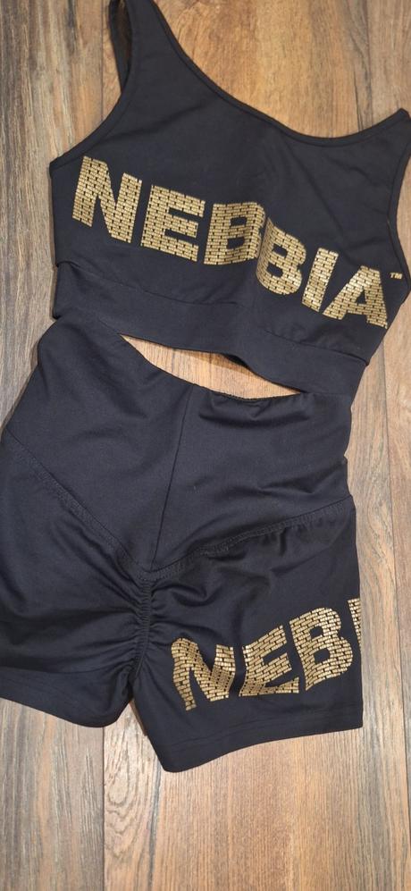 Nebbia komplet na cvičenie podprsenka kraťasy, nebbia,xs