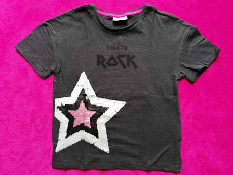 Premieňacie tričko crop top č.134/140, pepco,134