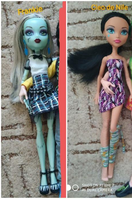 Monster high babiky,