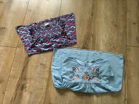 Vyšívaná tunika, šaty+ druhu darujem, h&m,104