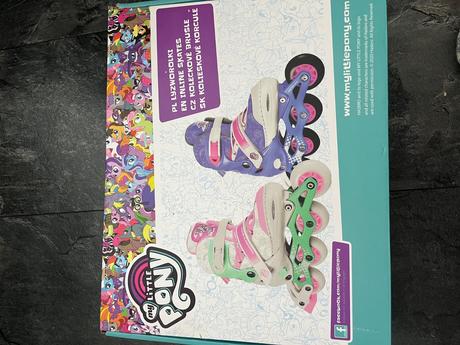 Detské nastaviteľné korčule v. 33-37, 33