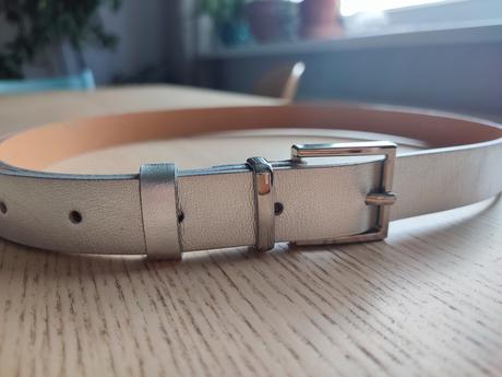 Strieborný kožený opasok wojas 90 cm, wojas