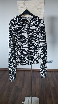 Blúzka s balónovými rukávmi, h&m,xs