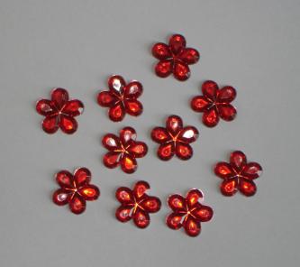 Dekoračné kvietky 15mm veľké / 10farieb, 