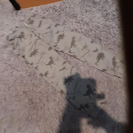 1+1 jogger nohavice s dinosaurami, h&m,140