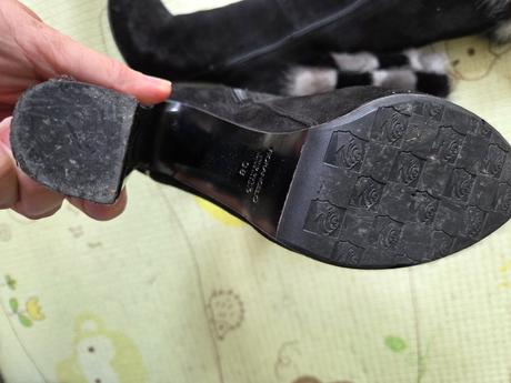 Čižmy kožene značkove, 38