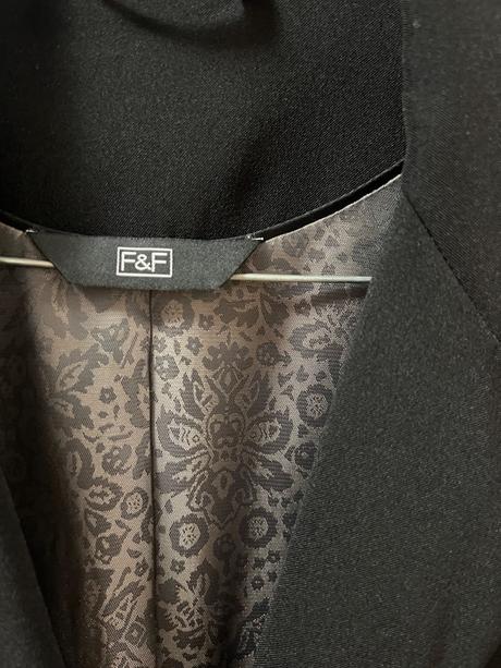 Čierne elegantne sacko, f&f, veľkosť 34, f&f,34