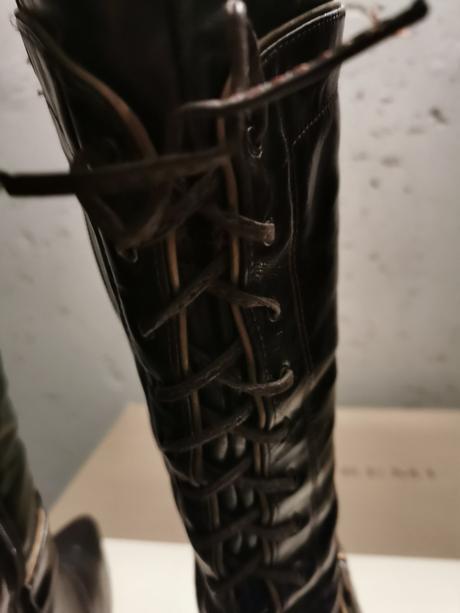 Kožene čižmičky na chudšiu nohu, 38