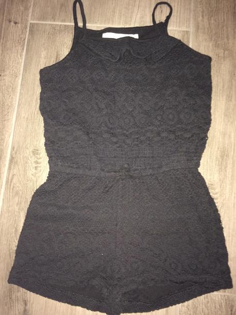 Čipkovaný overal 5/6 rokov, h&m,116