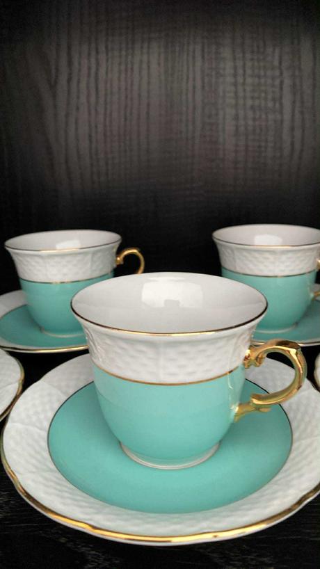 Nádherné šálky thun czechoslovakia,