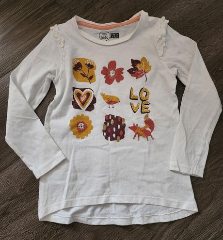 2x dlhe tričko 5-6r, 116