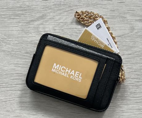 Michael kors cardholder peňaženka čierna, original, michael kors