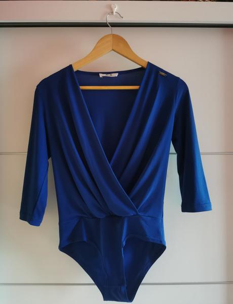 Dámske body kráľovsky modrá farba, m