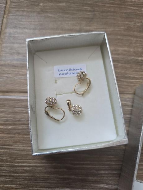 Súprava pozlátená, 