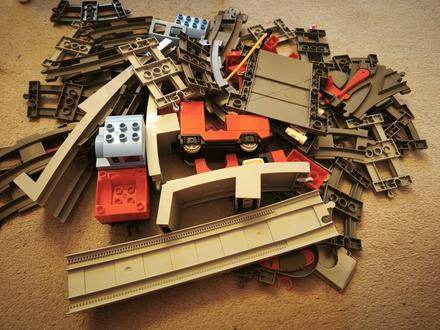 Lego vlacik a kolajnice, 