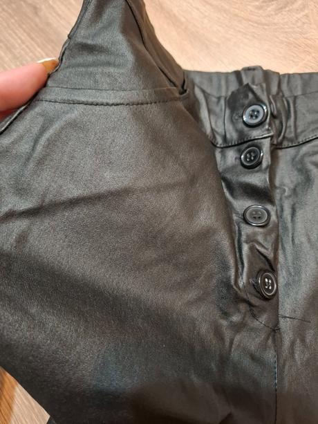 Koženkové nohavice, s