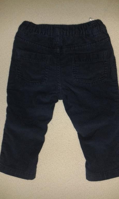 Menčestrové nohavice, c&a,74