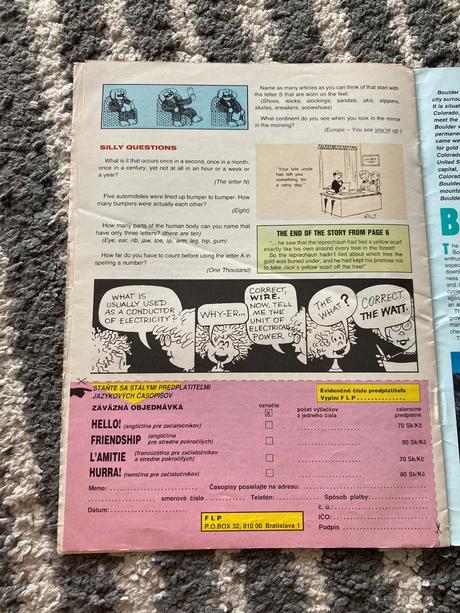 Staré časopisy friendship 4ks, 