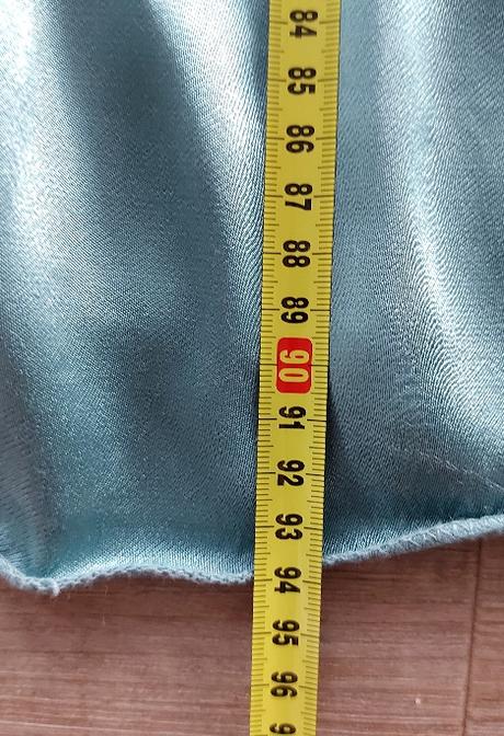 Modrozelené volánové šaty, 42