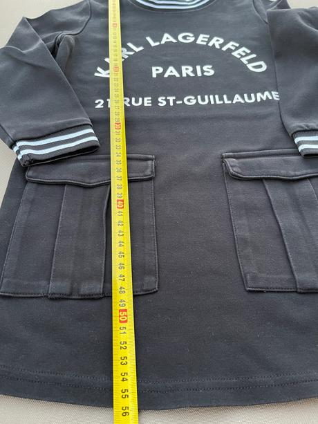 Karl lagerfeld mikinové šaty, 110