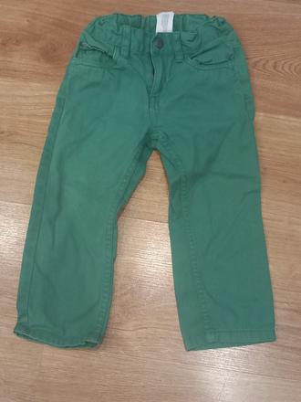 Nohavice zelené, palomino,92