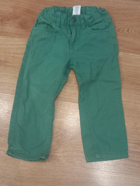 Nohavice zelené, palomino,92