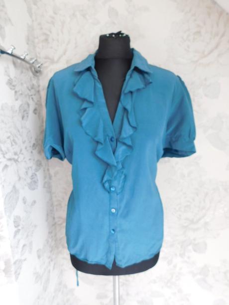 Pekna hodvabna bluzka, f&f,46