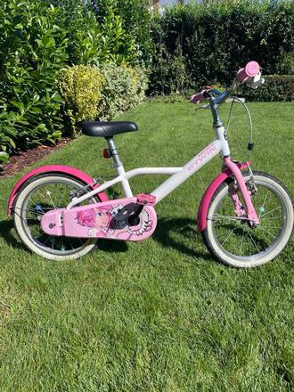 16-palcový dievčenský bicykel decathlon, 16