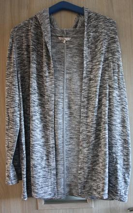 Sveter s kapucňou bez zapínanie, l