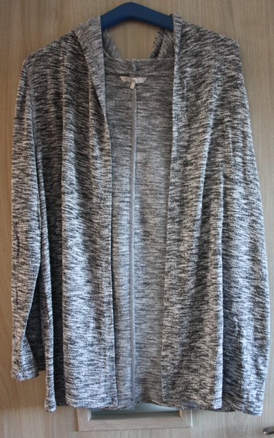 Sveter s kapucňou bez zapínanie, l