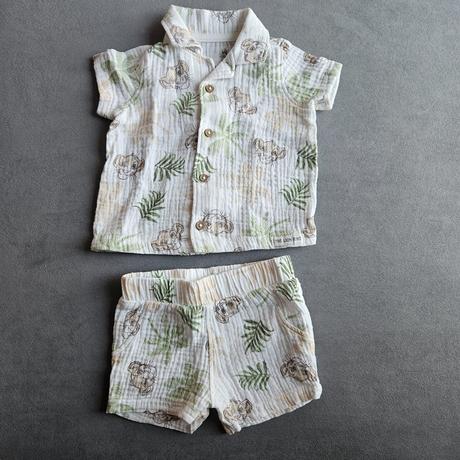 Body krátky rukáv + set košeľa s krátkym rukávom a, next,56