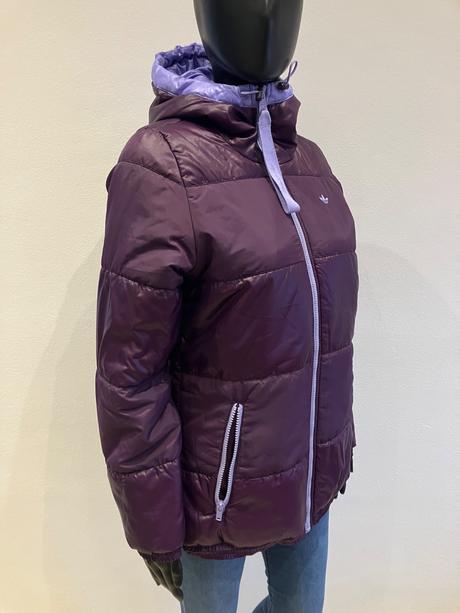 Dámska šušťáková vetrovka fialová adidas (34), adidas,xs