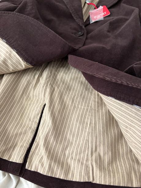 Esprit stale trendy manchester sako krasna cokolad, esprit,38