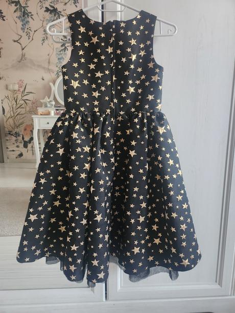 Hviezdičkové šaty, h&m,134
