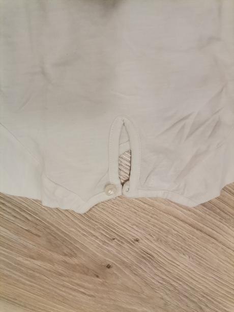 Dievčenské biele tričko s čipkou, pepco,74