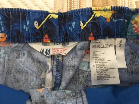 Chlapčenské kraťasy h&m, h&m,122