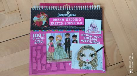 Návrhársky zošit svadba snov fashion angels, 