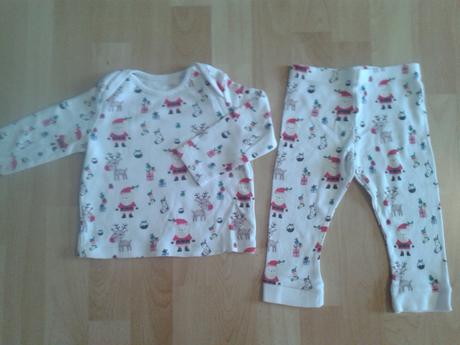 Vianočné pyžamko, f&f,80