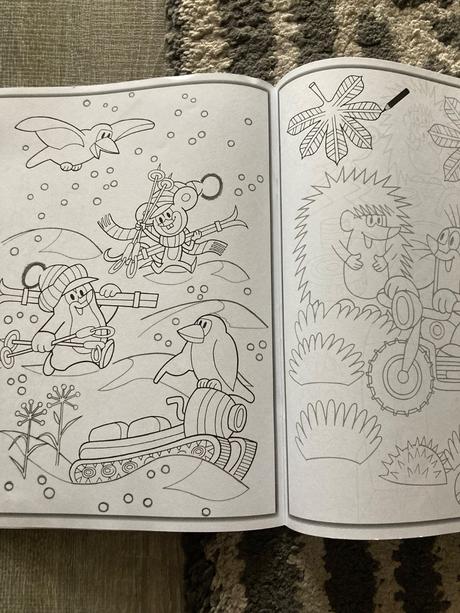 Krtek omaľovánky 3ks, 