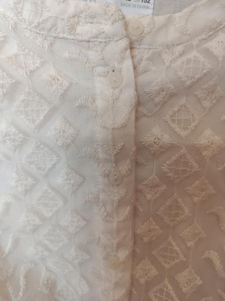 Nádherné vyšivane šaty s opaskom, zara,152