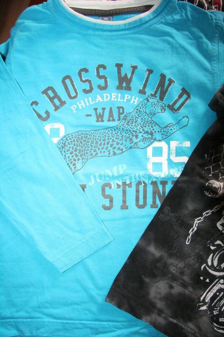 Sada tričiek s krátkym rukávom veľ.122-cena spolu, h&m,122