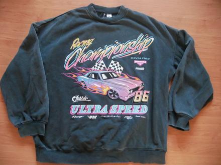 Mikina oversize hm, h&m,s